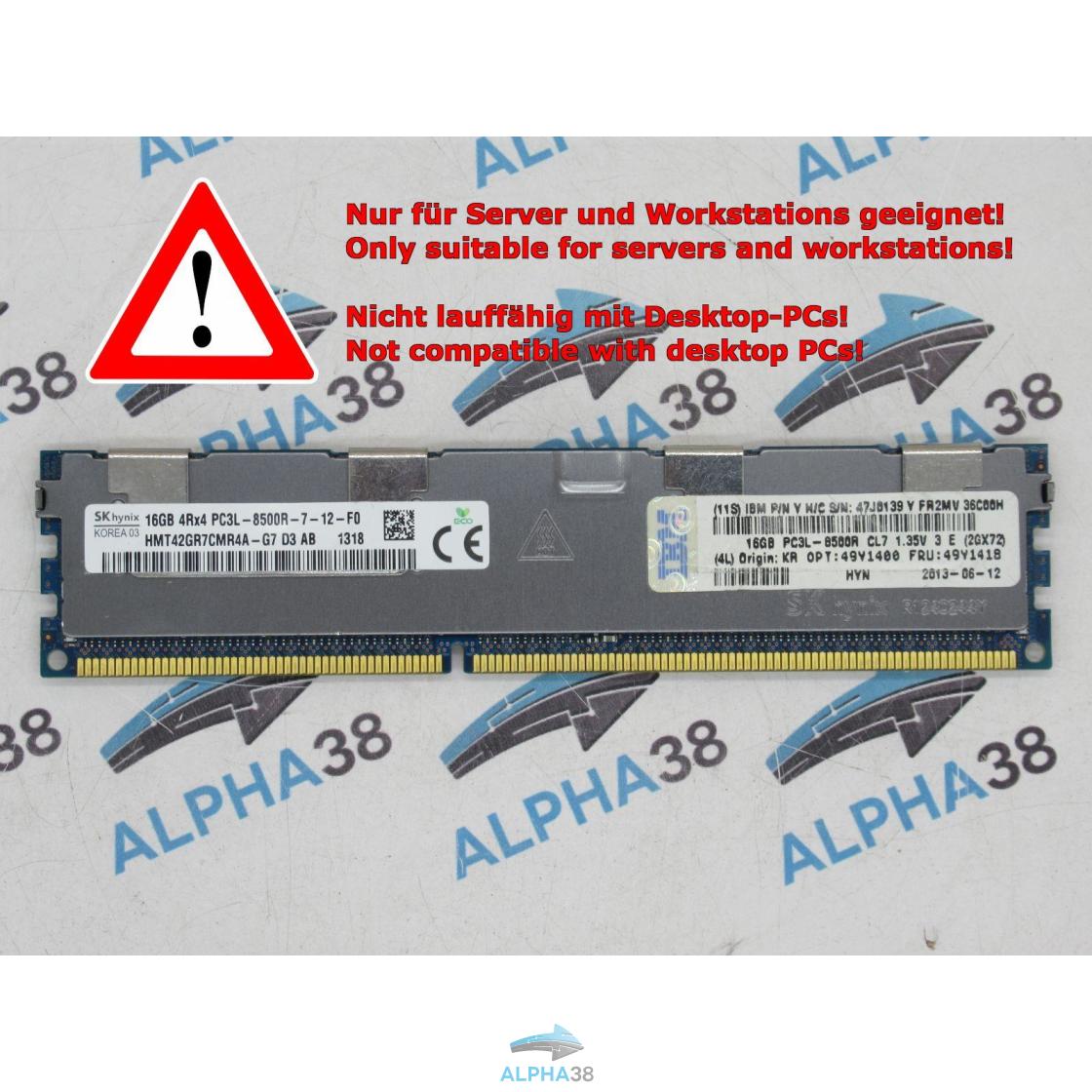 Hmt Gr Cmr A G Hynix Gb Ddr Rdimm Pc L R Rx Gebr