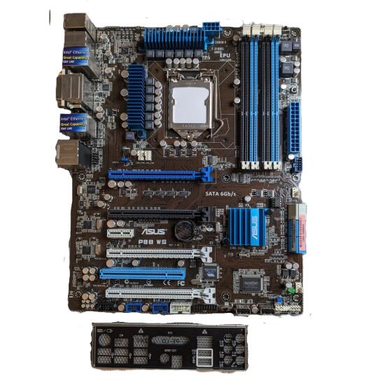 Asus P8B WS - Intel C206 - Sockel 1155 - DDR3 Ram - ATX Desktop PC Mainboard