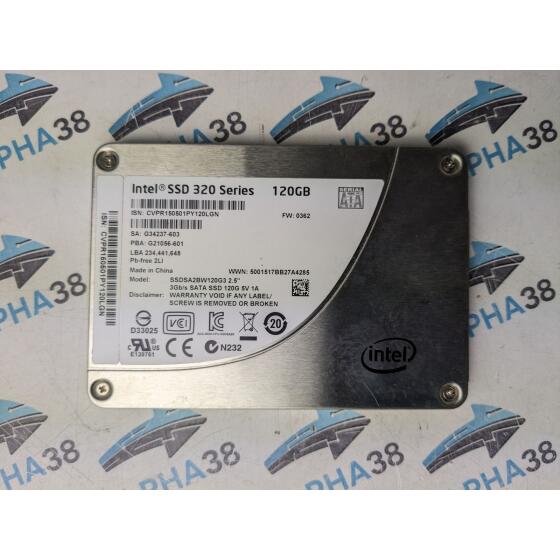 Intel SSDSA2BW120G3 120 GB 2.5 SSD 320 Series G34237-603 G21056-601 SATA