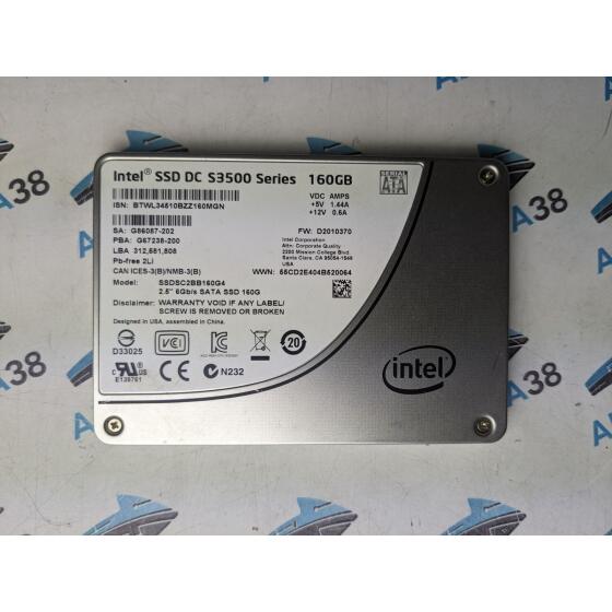 Intel SSDSC2BB160G4 160 GB 2.5 SSD DC S3500 Series G86087-202 SATA Festplatte