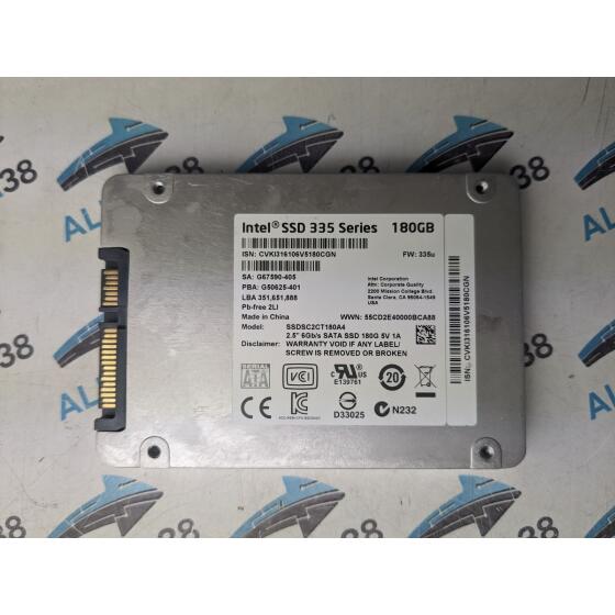 Intel SSDSC2CT180A4 180 GB 2.5 SSD 335 Series G67590-405 G50625-401 Festplatte