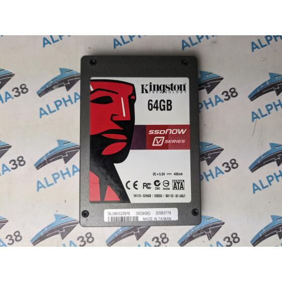 Kingston SNV125-S2/64GB 64 GB 2.5 V-series 6280033 SATA SSD Festplatte