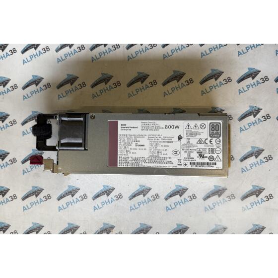 HP HSTNS-PL41-1 800 W HPE 865409-002 865412-202 Server Netzteil Power Supply