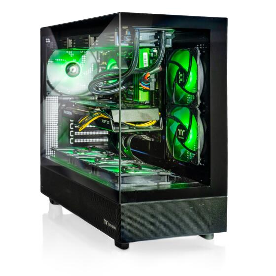 Gaming PC R7 Thermaltake schwarz AMD