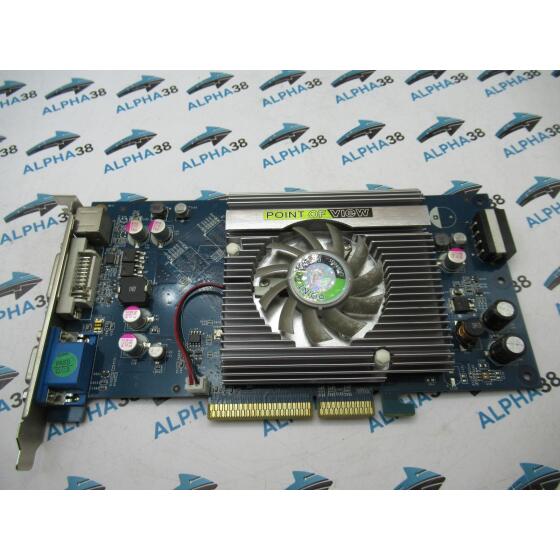 POINT Nvidia GF6800 AGP 512 MB GDDR2 PCIe 1x S-Video 1x DVI 1x VGA
