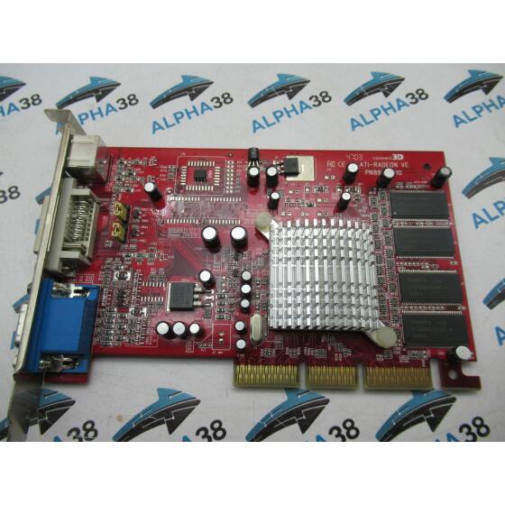 Grafikkarte ATI Radeon 7000 32MB GDDR AGP 1x DVI 1x SV 1x VGA