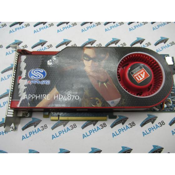 SAPPHIRE ATI Radeon HD 4870 512 MB GDDR5 PCIe 2x DVI 1x SV