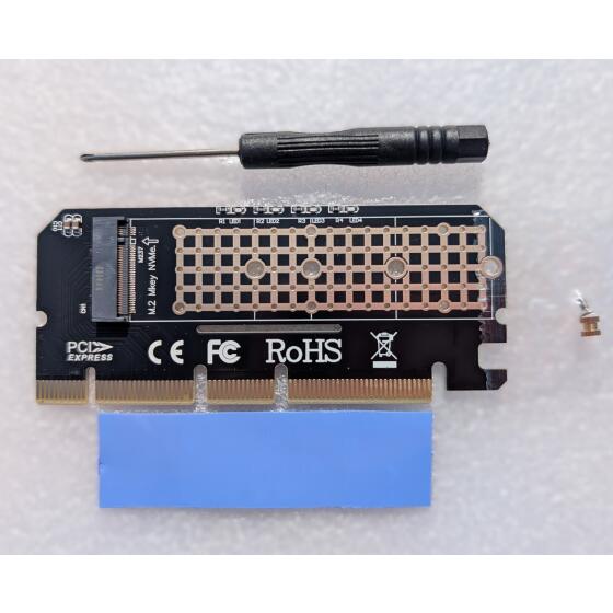 M.2 NVMe SSD zu PCI-E Adapter