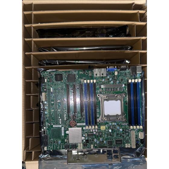 10x lot SuperMicro X9SRI-F-B – Server Board – C602 – 8x DDR3 – ATX Sockel LGA2011