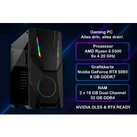 Gaming PC R5 IT-3303 AMD AMD Ryzen 5 5500 32 GB - 1 TB...