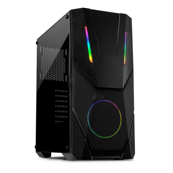 Gaming PC R5 IT-3303 AMD AMD Ryzen 5 5500 32 GB - 1 TB Nvidia GeForce RTX 5060 120mm Wasserkühlung RGB Beleuchtung