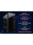 Gaming PC R5 X-608 AMD AMD Ryzen 7 5700X 32 GB - 1 TB Nvidia GeForce RTX 5060 120mm Wasserkühlung RGB Beleuchtung