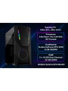 Gaming PC Xeon IT-3303 v4 Intel XEON 14x 3.30 GHz 32 GB - 500 GB NVMe Nvidia GeForce RTX 3050 Luftkühlung RGB Beleuchtung