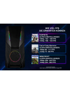 Gaming PC Xeon IT-3303 v4 Intel XEON 14x 3.30 GHz 64 GB - 1 TB NVMe Nvidia GeForce RTX 5060 Luftkühlung RGB Beleuchtung