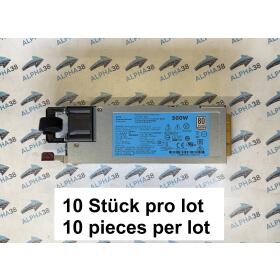 10x lot HP HSTNS-PL40 500 W  723595-101 754377-001 Server...