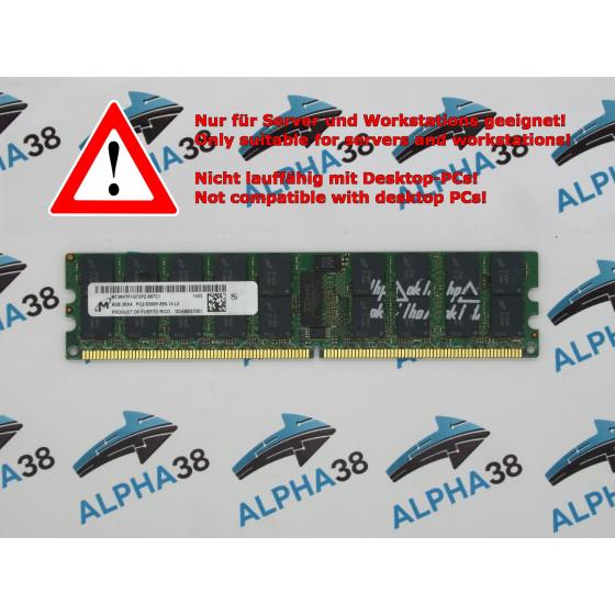 Micron 8 GB DDR2-667 PC2-5300P MT36HTF1G72PZ-667C1