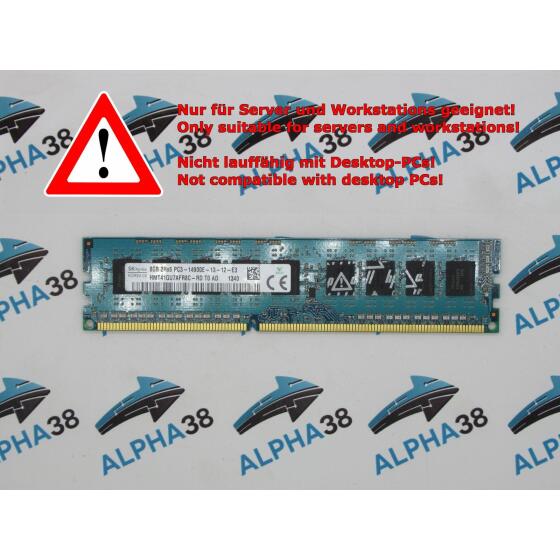 HMT41GU7AFR8C-RD - Hynix 8 GB DDR3-1866 RDIMM PC3-14900E 2Rx8