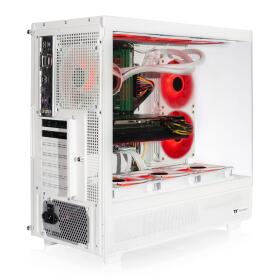 Gaming PC R5 3600 Thermaltake weiß 240mm WaKü