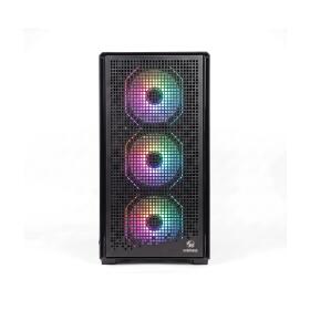 ATX E-ATX PC Gehäuse Gaming Midi Tower Mesh 6 ARGB...