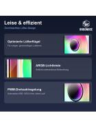1-10x BROONBEE 120mm ARGB LED Lüfter PWM Gehäuselüfter Set + Hub Schwarz Weiß