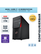 Fujitsu Celsius W550 Workstation Konfigurierbar Xeon/i7 64GB 1TB SSD Win 11 Pro