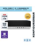 HP EliteDesk 800 G3 SFF Business PC Konfigurierbar i3-i7 64GB 1TB SSD Win 11 Pro