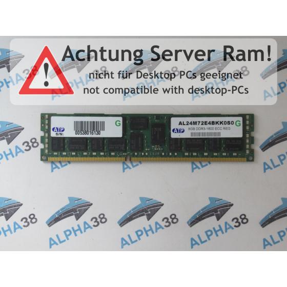 AL24M72E4BKK0S0 - ATP 8 GB DDR3-1600 RDIMM PC3-12800R