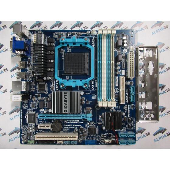 Gigabyte GA-78LMT-USB3 (REV. 4.1) - AMD 760G - AM3+ - DDR3 Ram - Micro ATX Mainboard