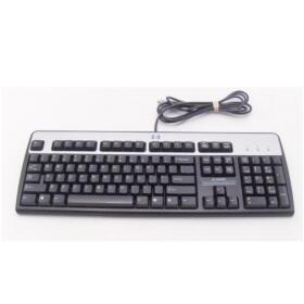 HP Tastatur QWERTZ PS2 434820-041 042 Silber Schwarz...