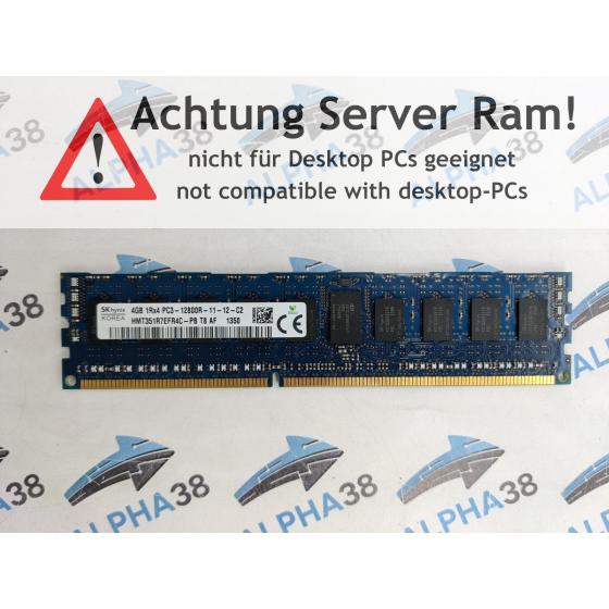 HMT351R7EFR4C-PB - Hynix 4 GB DDR3-1600 RDIMM PC3-12800R 1Rx4
