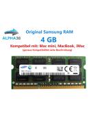 Samsung 4 GB SO-DIMM ECC DDR3-1600 RAM Apple Mac Mini 5,1 5,2 5,3 Mid 2011