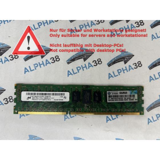 MT18KSF51272PZ-1G4 - Micron 4 GB DDR3-1333 RDIMM PC3L-10600R 1Rx4