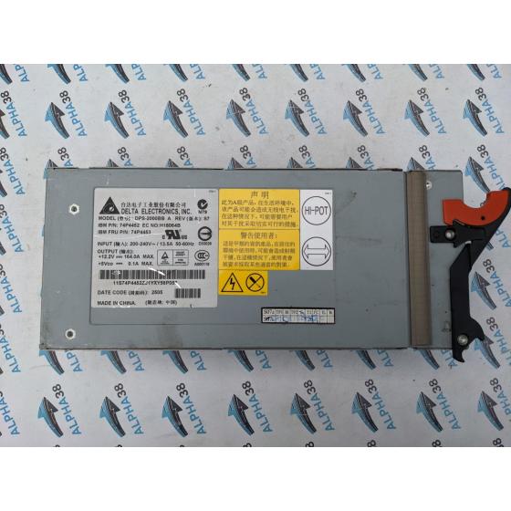 Delta DPS-2000BB A 2000 W BladeCenter 74P4452 H18064B 74P4453 Server Netzteil