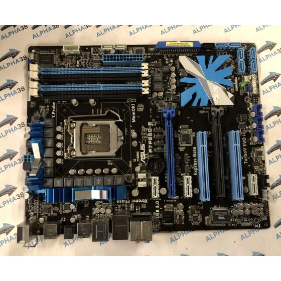 Asus P7P55D-E - Intel P55 - Sockel 1156 - DDR3 Ram - ATX SLI Profi Mainboard Mit Blende