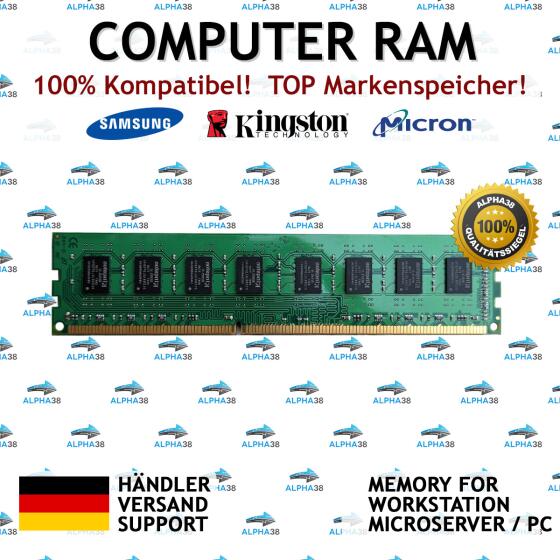8 GB UDIMM ECC DDR3-1333 RAM für MSI Z77A-GD80 (MS-7757)